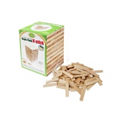 [러닝스텝] 원목 카프라 100pcs(미송 카프라)