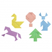 [EDX] 촉감학습탱그램세트