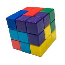 원목 소마큐브 (소형)