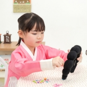 전통 가체 만들기