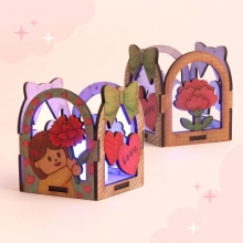 MDF 카네이션 투각등