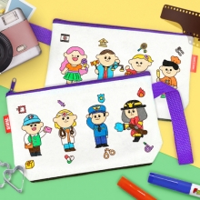 [하하당] 컬러링 파우치 - 장래희망