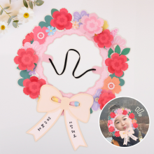 카네이션 인간화환 가면