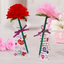 [하하당] 카네이션 볼펜 화병
