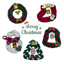 크리스마스양말목오너먼트만들기(5종택1)