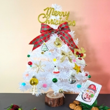 [만꾸] 눈내리는 화이트 크리스마스 트리