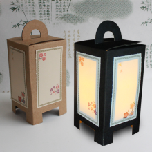 전통 병풍 등불