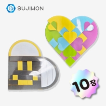 하트퍼즐 책갈피 만들기(10장)