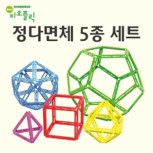 [지오플릭] 정다면체 5종 세트