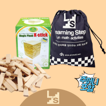 [러닝스텝] 원목 카프라 100pcs(비치목 카프라)