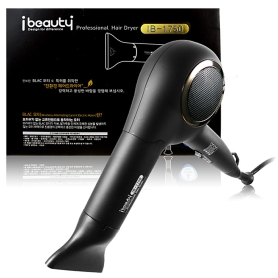 [아이뷰티] 아이뷰티 항공 모터 친환경 드라이기(블랙) IB-1750 (1700와트)