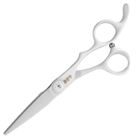 [아키야] 아키야 전문가용 컬러 5.5인치 검날형 블런트 가위(화이트) WH 550