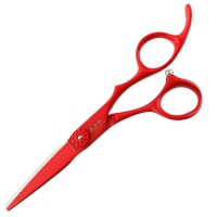 [아키야] 아키야 전문가용 컬러 5.5인치 검날형 블런트 가위(레드) RD 550