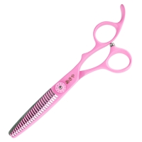 [아키야] 아키야 전문가용 컬러 25발 3홈 가위(연핑크) P-253