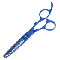 [아키야] 아키야 전문가용 컬러 25발 3홈 가위(블루) B-253