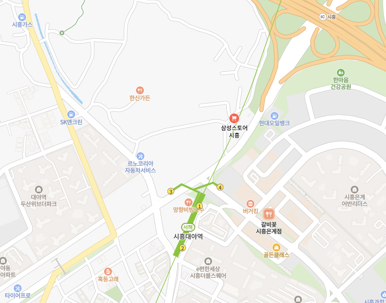 삼성스토어 시흥 위치