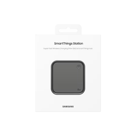 (당일출고) 삼성 정품 스마트싱스 스테이션 (15W 무선 충전 솔로, 스마트 홈 허브) 블랙 EP-P9500TBEGKR