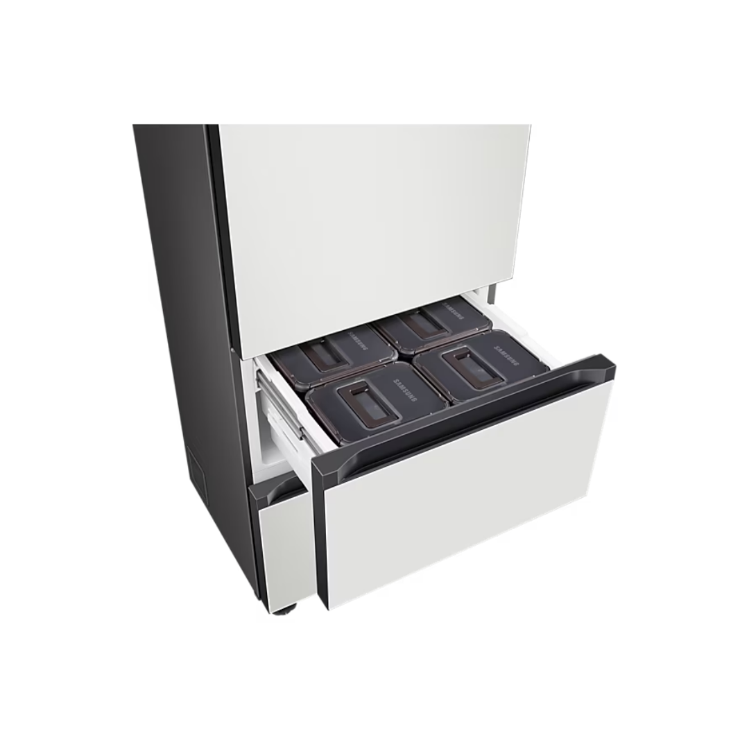 삼성 BESPOKE 김치플러스 3도어 키친핏 313L RQ33DB74B1AP