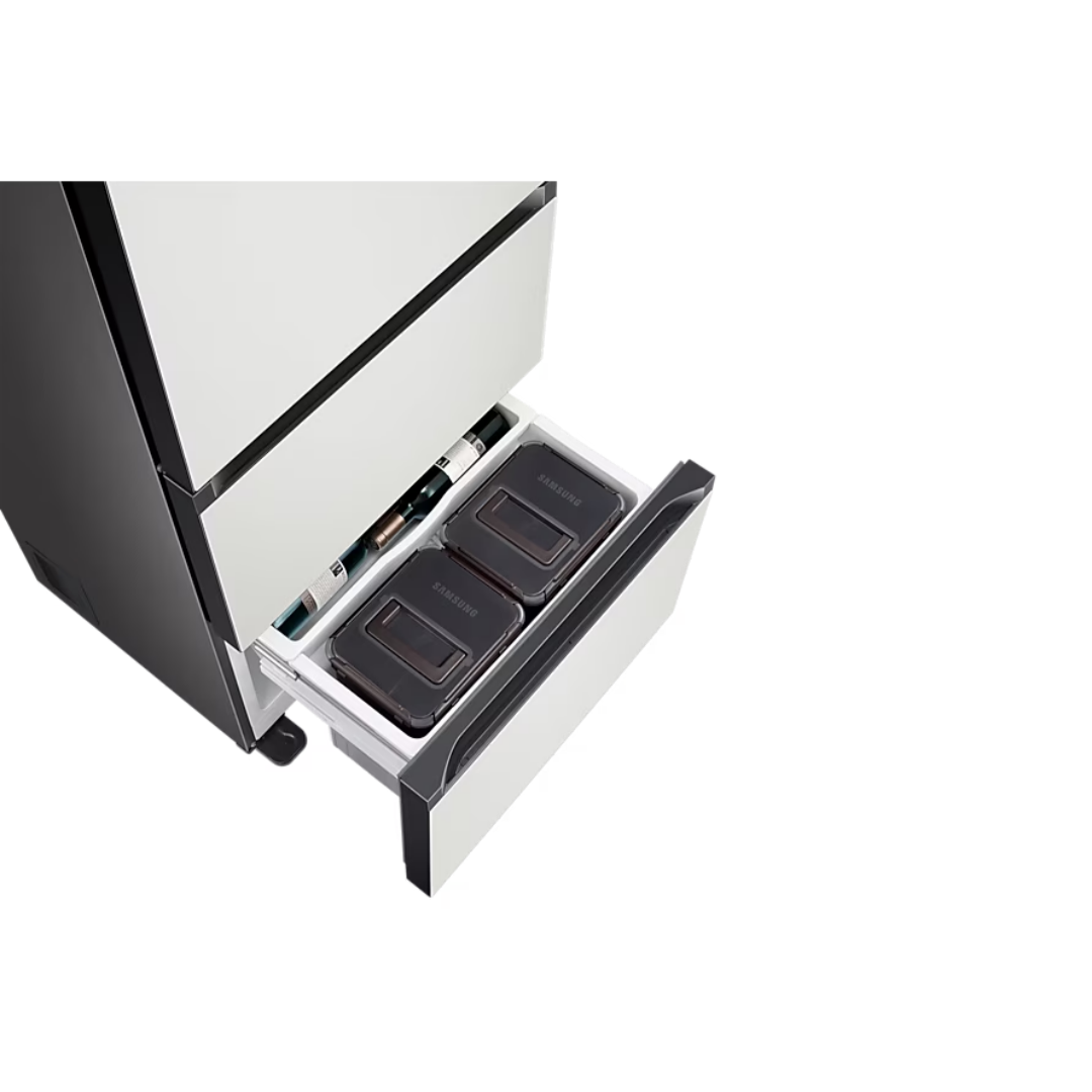 삼성 BESPOKE 김치플러스 3도어 키친핏 313L RQ33DB74B1AP