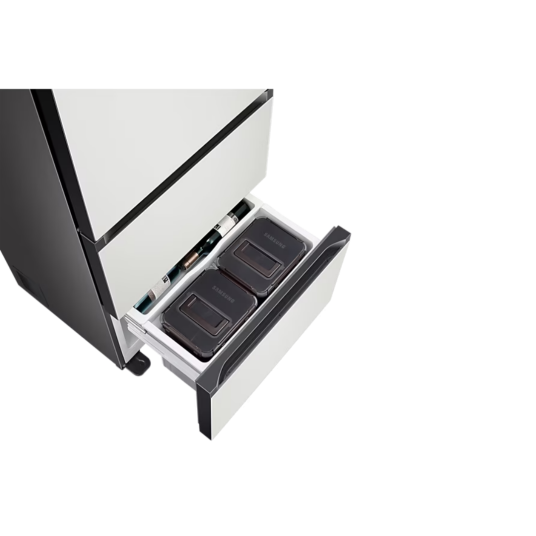 삼성 BESPOKE 김치플러스 3도어 키친핏 313L RQ33DB74B1AP