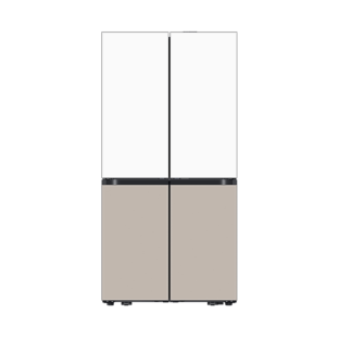 삼성 BESPOKE AI 하이브리드 4도어 875L RM80F91L1XJ 새틴 화이트 베이지 오토오픈도어