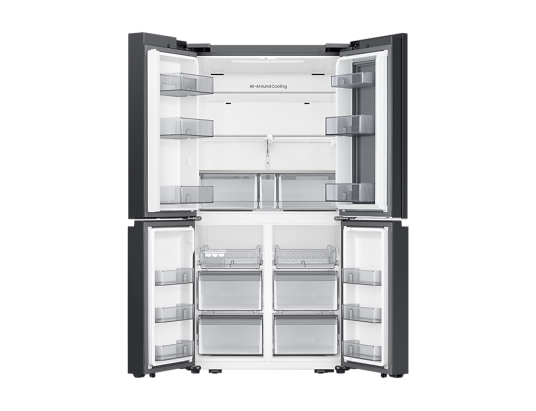 삼성 2025 BESPOKE AI 4도어 냉장고 902L RM70F90M2D 에센셜다크메탈