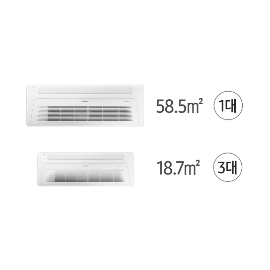 삼성 AJ30CSS4P36SSY 시스템에어컨 1등급 가정용 단배관 4실 99㎡ 기본설치비 포함