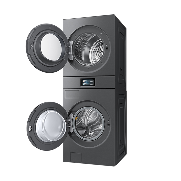 삼성 비스포크 AI 원바디 25/20kg 177.8mm LCD WH90F2520AAHS 다크스틸
