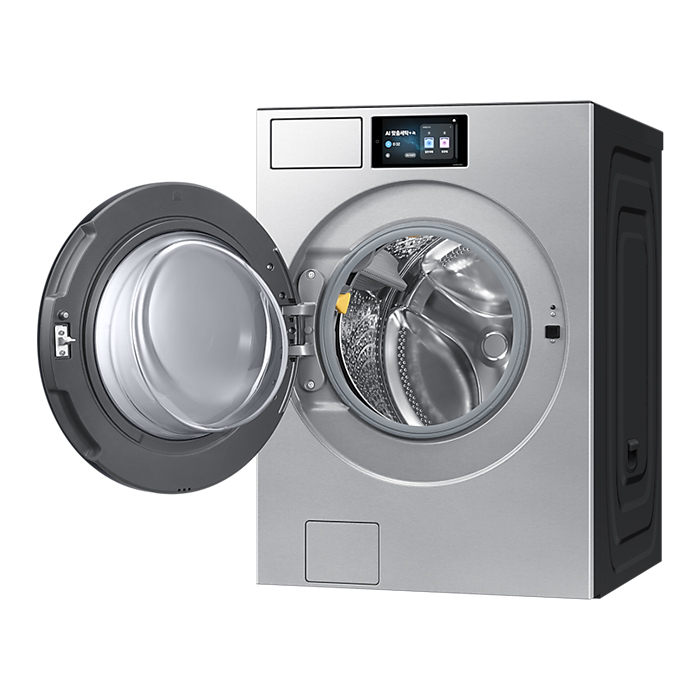 삼성 비스포크 AI 세탁기 25kg 177.8mm LCD WF90F25ADT 실버스틸