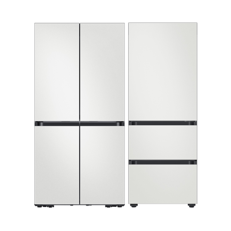 삼성 비스포크 AI 하이브리드 4도어 키친핏 Rm70F64Q1A RQ33DB74B1AP01 냉장고 김치냉장고 세트