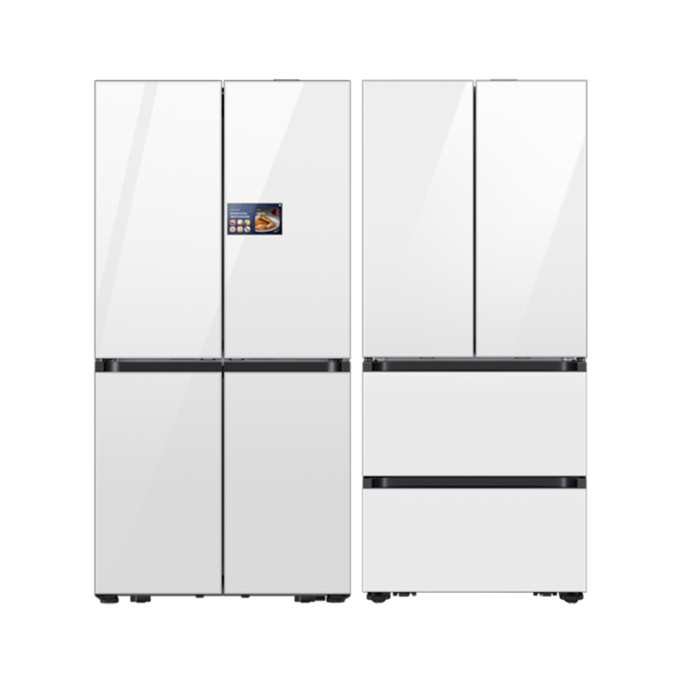 삼성 비스포크 AI 하이브리드 4도어 키친핏 RM90F64E2W RK80F42C2W 냉장고 김치냉장고 세트