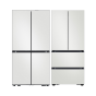 삼성 비스포크 AI 하이브리드 4도어 RM80F91K1A RK80F49E1A 냉장고 김치냉장고 세트