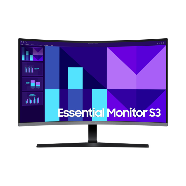 삼성 에센셜 모니터 S3 S39GD FHD 100Hz 커브드 (LS27DG396) LS27D396GAKXKR