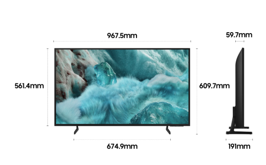 삼성 QLED 4K 무빙스타일  KQ43QF7A-N1W 라이트