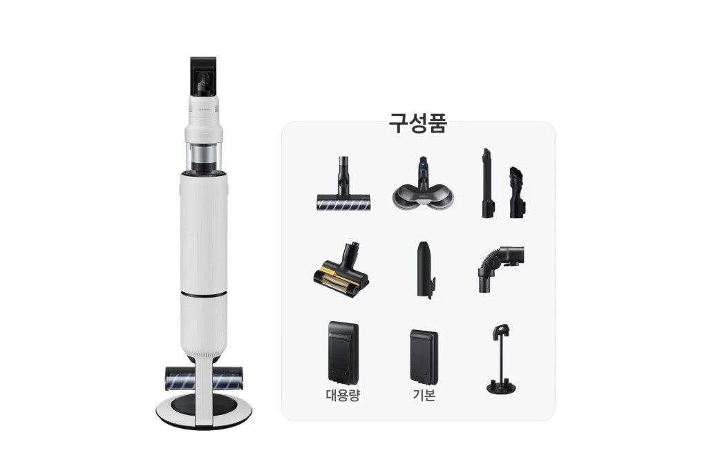 [구독] 삼성 비스포크 AI 제트 400W 펫브러시 패키지 VS90F40CNG 새틴그레이지