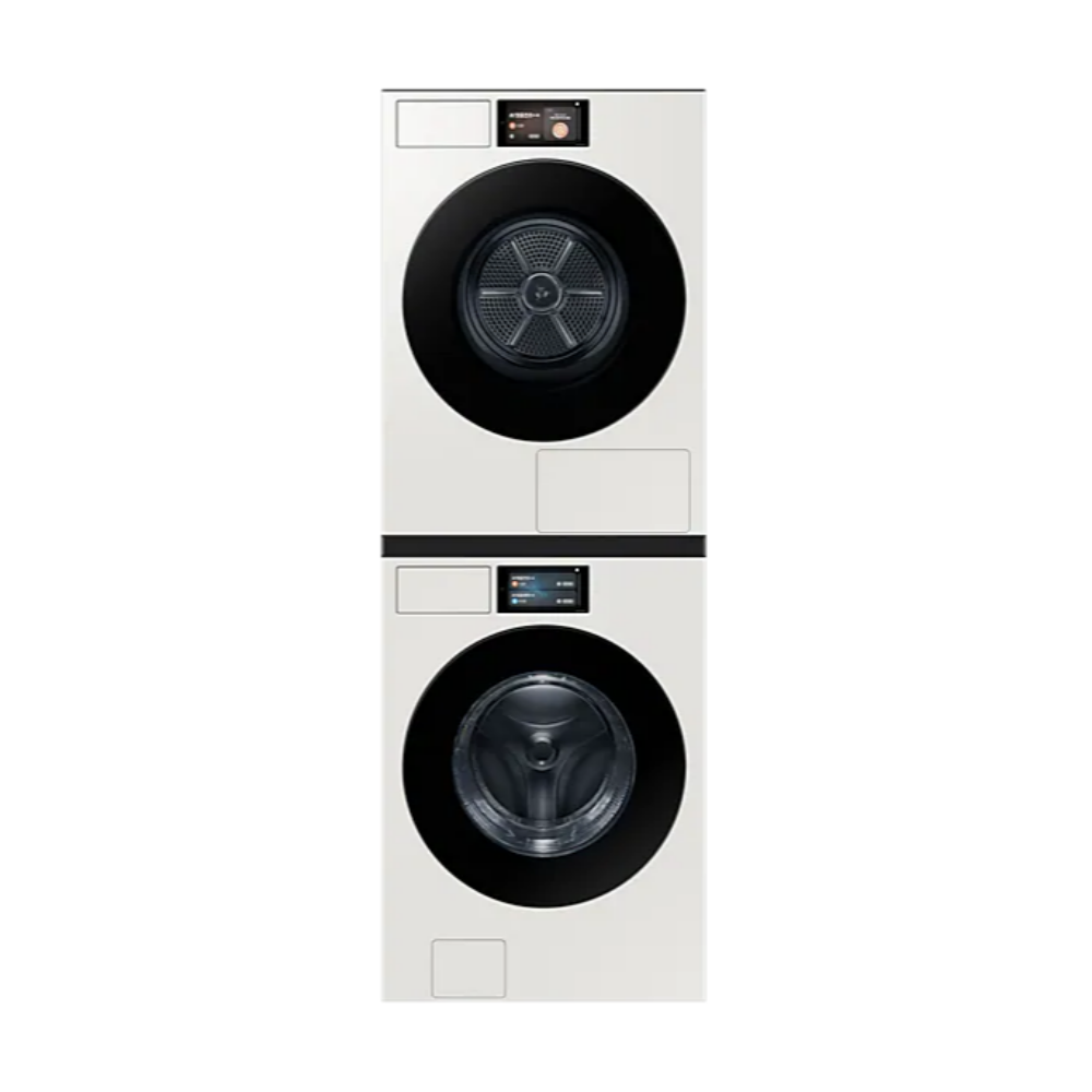 삼성 비스포크 AI 세탁기 건조기 25/22kg 상단 설치 키트 포함 WF90F2522ACHY 그레이지 [진열상품]