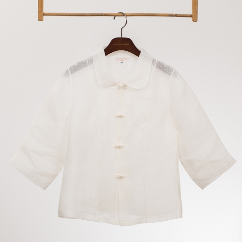 여성 모시 블라우스(맞춤) 여성 모시 블라우스(맞춤)