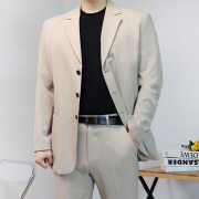 남자오버핏수트 베이지색정장 베이지셋업