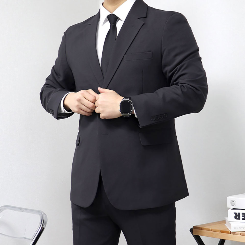 차콜그레이정장 다크그레이정장 남자결혼식하객룩