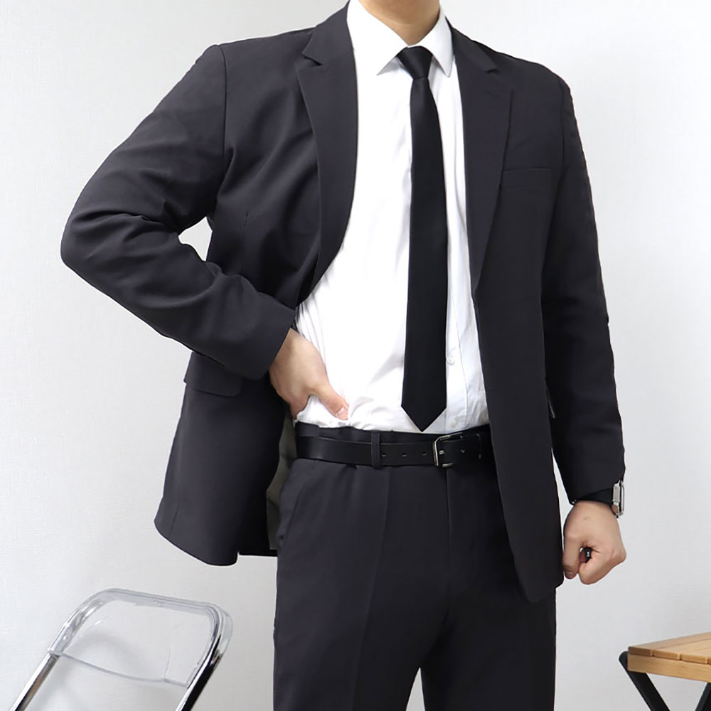 차콜그레이정장 다크그레이정장 남자결혼식하객룩