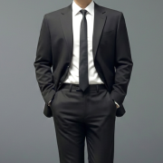 다크 브라운 정장 남자 예복 신랑 예복