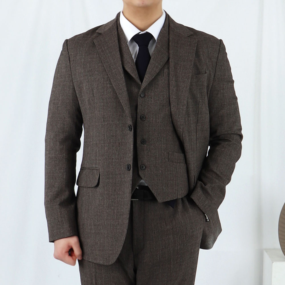 결혼식하객룩남자 쓰리피스정장 남자셋업수트