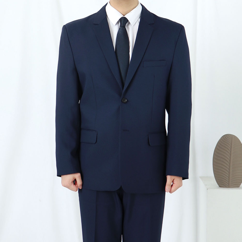 남자 다크네이비 정장 결혼식 하객룩