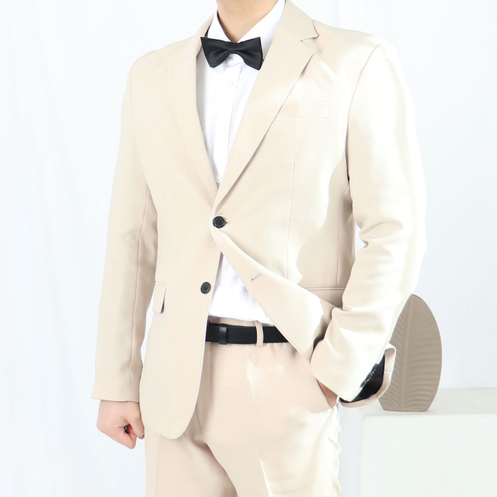 베이지셋업 신사복 베이지수트 경성의복 개화기정장