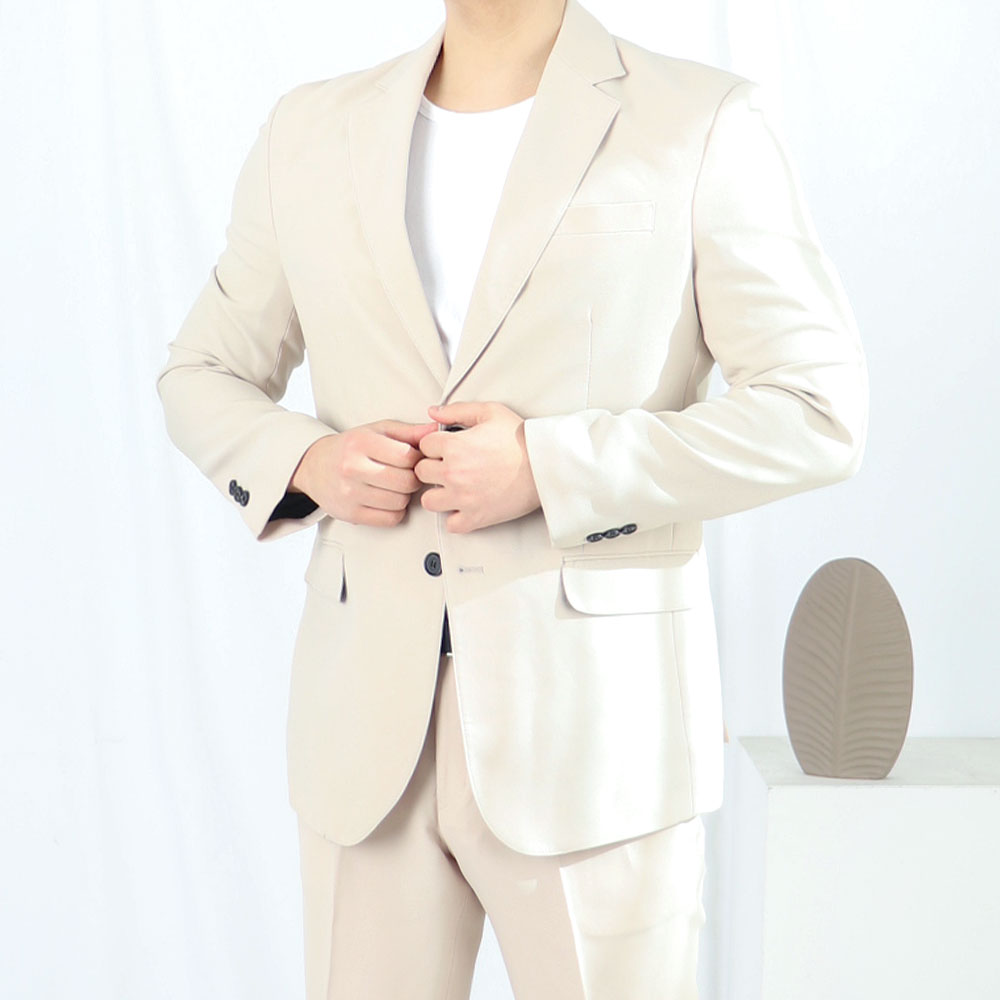 베이지셋업 신사복 베이지수트 경성의복 개화기정장