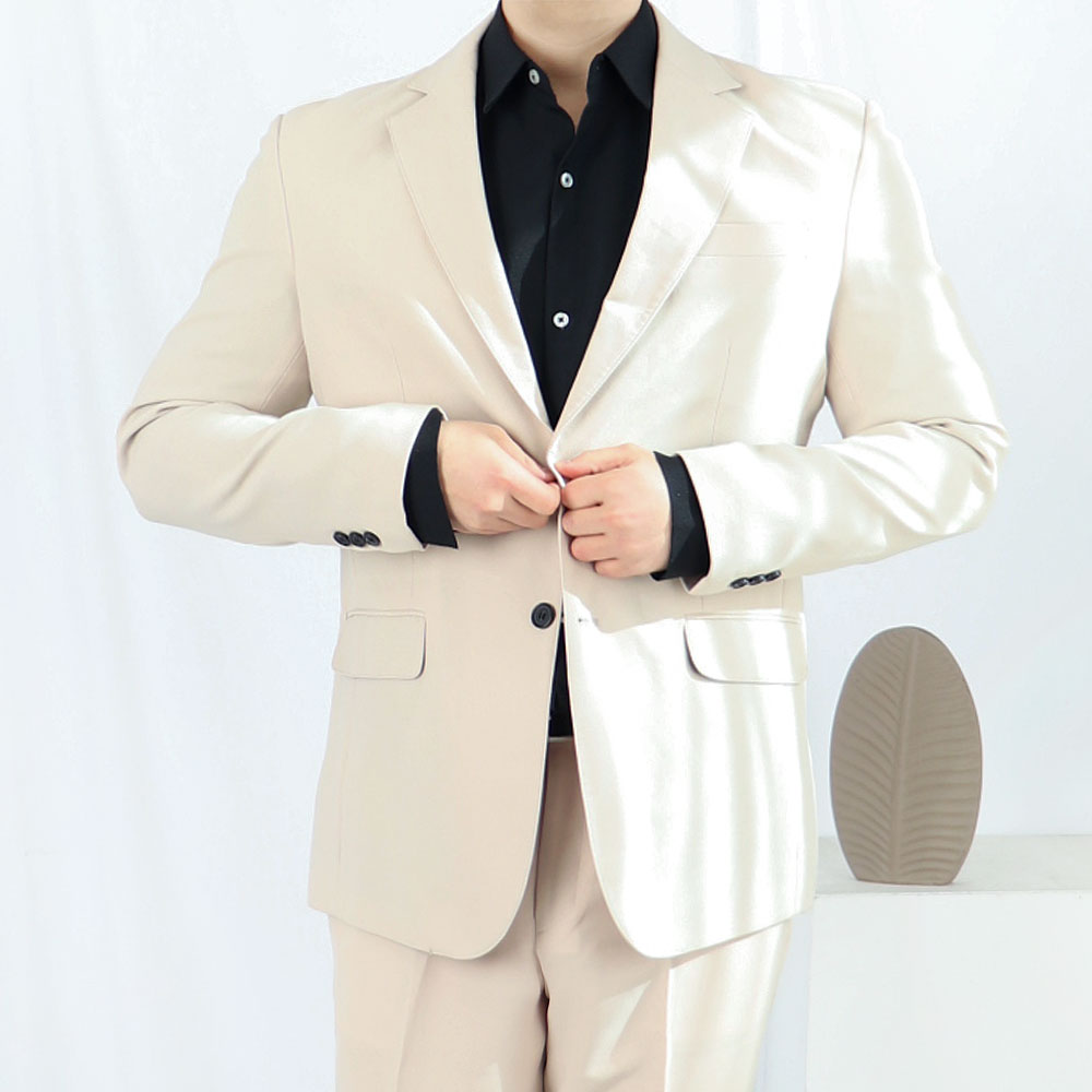 베이지셋업 신사복 베이지수트 경성의복 개화기정장