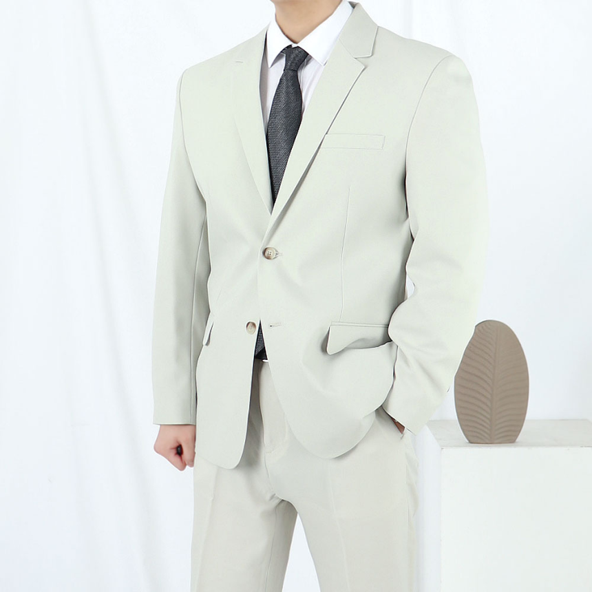 예복정장 베이지셋업 결혼식하객룩남자 남자예복