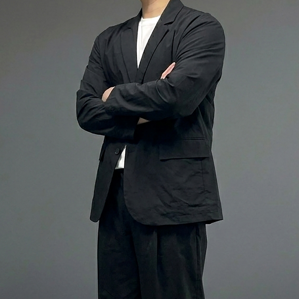 아메카지 셋업 오버핏 수트 결혼식 하객룩 복장