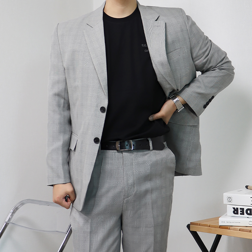 남자 시어서커 린넨 여름 결혼식 하객룩 복장
