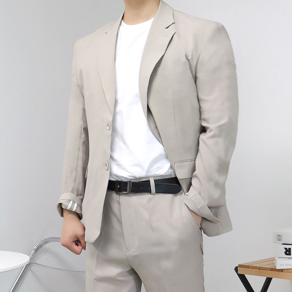 시어서커 쿨맥스 린넨 수트 여름 양복 정장